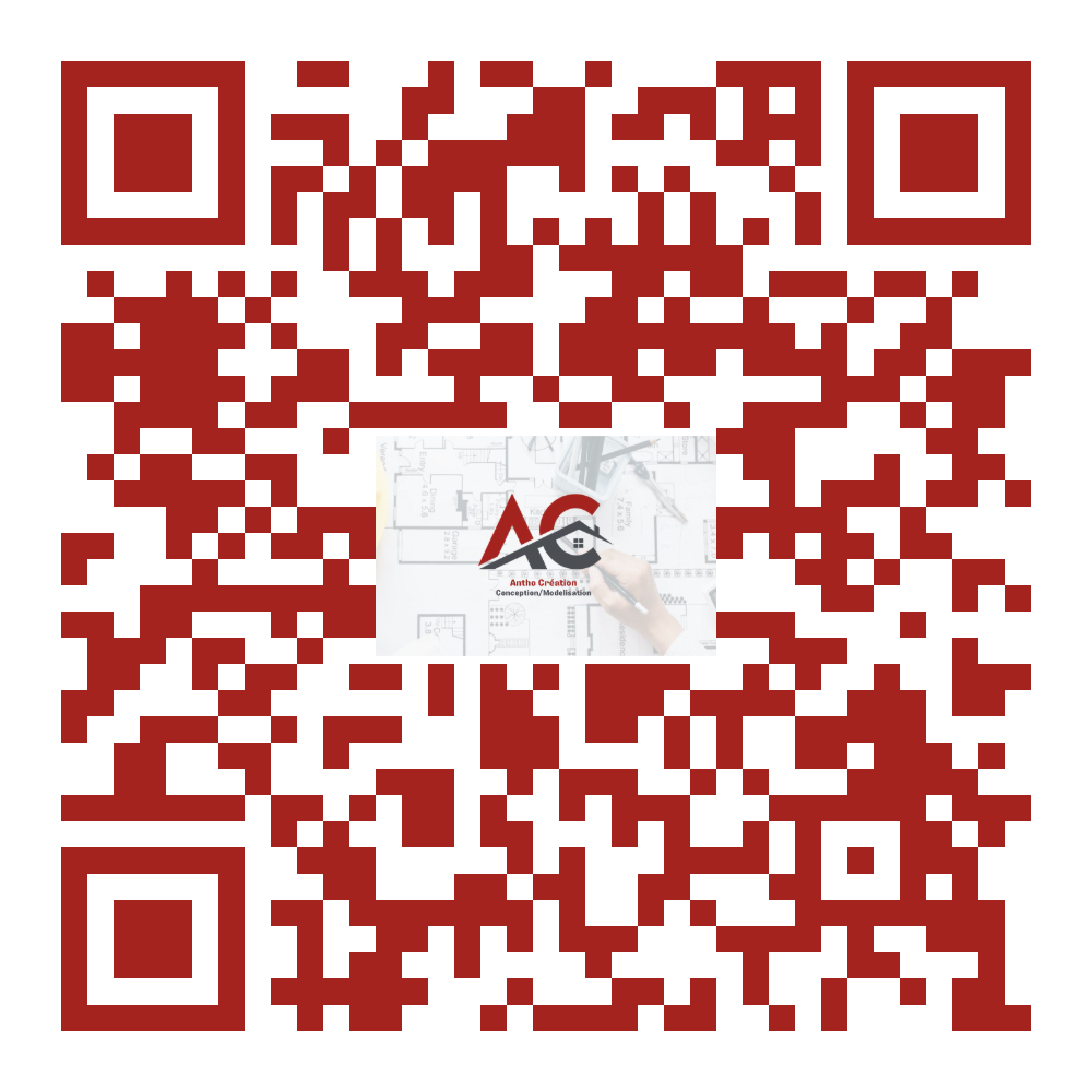 QR Code carte professionnelle Antho Création