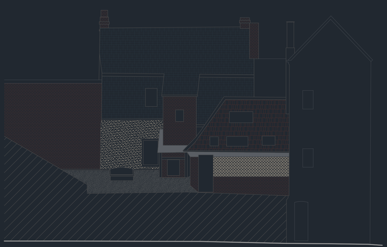 Relevé architectural & mise au propre sous AutoCAD